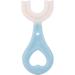 Ergonomic U Shape Toothbrush for Kids - Silicone Safe & Washable - Cute Design - Buy Online on GoSupps.com