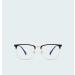 Fuqinqingoz Classic Semi-Frame Reading Glasses +100 C2 - Blue Light Blocking Glare Protection Computer Readers - Buy Online on GoSupps.com