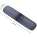 Qwertfeet Travel Toothbrush Case - Stretchable Toothpaste Holder Anti-Bacterial Adjustable Box Transparent White - Ideal for International Travel - Buy Online on GoSupps.com