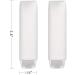 6 Pack Travel Size Plastic Squeeze Bottles Containers For Cosmetic Liquids Makeup Toiletry (50ML /1.7oz) 50ml/1.7oz - Buy Online on GoSupps.com