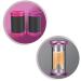 Remington Jumbo Curler H5670 - Ceramic Ion Technology Heatable Wax Core 40mm & 35mm Sizes Black/Pink - Best International Shipping - Buy Online on GoSupps.com