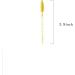 ZHIYE 100 pcs Disposable Eyelash Mascara Brushes Wands Applicator - Yellow - Buy Online on GoSupps.com