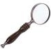 Magnifyings Educational Hobby Magnifiers Handle Glass Retro Glass Small Font High Magnification Glass Handheld Glass Reading Magnifying Glass - Buy Online on GoSupps.com