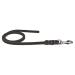 Fat leather line 1m / 1.35m / 2.20m / 3m chrome or brass without hand loop (1m x 10mm black chrome hook) 1m x 10mm black chrome hook