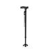 Canes 2 in 2 Crutches - Old Man Crutches Aluminum Cane Elderly Small Square Cane Telescopic Non-Slip Cane Crutch Four/one-Legged Crutches with LED Lights It's so Kind of You Safehappy Smooth Sailing