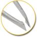 Automatic Stainless Steel Tweezers 9.8 cm - Slanted Design for Precision | International Shipping Available - Buy Online on GoSupps.com