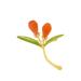 Pin Jewelry Gifts for Women Ladies Elegant Accessories South Red Agate Magnolia Shape Brooch Luxury Wedding Banquet Brooch Accessories Brooches & Pins