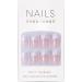24Pcs/Set Press On Nails European and American style long white French nail ballet style False Nails Full Cover Nails Tips Artificial Finger Manicure Press on nails for Women and Girls - Buy Online on GoSupps.com