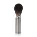 Golddachs travel shaving brush 100 percent badger hair in silver tube 1 piece