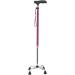 Crutches for The Elderly Multifunctional Non-Slip Four-Legged Telescopic Walking Stick Lightweight Aluminium Alloy Crutches Smooth Sailing - Buy Online on GoSupps.com