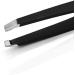 Effective Eyebrow Slanted Tweezer Covered with Colour Silicon (Black) - Buy Online on GoSupps.com