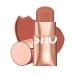 Beliky Girl 6-Color Lipstick Blush Balm 3-in-1 Eye Lip & Lip Gloss Waterproof Lightweight Blush Balm Cream for Women (#03)