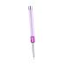 minkissy False Tip Builder Brush Nail Brush Pen Flat Brush Pen Gel Nail Brush Dual Brush Pens Purple Manicure medium Purple