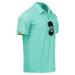 GEEK LIGHTING Mens Polo Shirt Sport Casual Short Sleeve Golf Tennis T-Shirt 012-turquoise Blue X-Large