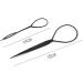 2pcs Hair Braid Accessories tail Styling Maker Clip French Braid Tool Magic Topsy Tail Loop Hair KitWomen Girls(black) Attractive Design - Buy Online on GoSupps.com