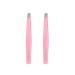 Remboh Slant Tweezers - Professional Tweezers for Eyebrows Stainless Steel Slant Tip Tweezer - The Best Precision Eyebrow Tweezers ( Pink Pack of 2 )