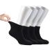 Cosyfeel Diabetic Socks Women Loose Ankle Socks Bamboo Socks for Women's  4 Pairs Diabetic Neuropathy Socks for Women Large Black