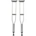Crutches for Adults Underarm Axillary Cane Crutch Aluminum Adjustable axillary Adults and Children Elderly Thickened Fracture Double Crutches Walker Great for Travel or Work Lucky Star