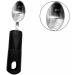 Extra Wide Easy Grip Cutlery Set - Ideal Dining Aid for Elderly and Disabled - 4PCS Black - Buy Online on GoSupps.com