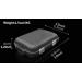 2x Small Hard Fishing Tackle Box - 10 Compartment Portable Case for Hooks, Lures, Baits - Black - Buy Online on GoSupps.com