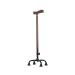Crutches for The Elderly Quadrangular Cane Stainless Steel Thickened Crutches for The Elderly Adjustable Lightweight Non-Slip Walking Stick (Color : A) Smooth Sailing