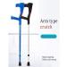 Forearm Crutches Adjustable Forearm Crutches - Handle Lightweight Cuff Crutch - Adjustable 14 Height Adjustable Stops - for Standard and Tal - Buy Online on GoSupps.com