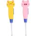 Pink Cat Cartoon Baby Ear Cleaner - LED Earpick & Replacement Head for Kids | Safe Earwax Removal Tool - Buy Online on GoSupps.com