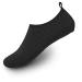 FADTOP Barefoot Quick-Dry Water Sports Shoes Aqua Socks for Swim Beach Pool Surf Yoga for Women Men 11-12 Women/9.5-10.5 Men Black-8