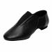 Bokimd Elastic Leather Jazz Shoes for Women and Men's Dance Shoes 5 Women/4 Men Black