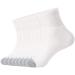 WANDER Men's Athletic Ankle Socks 3-8 Pairs Thick Cushion Running Socks for Men&Women Cotton Socks 7-9/9-12/12-15 8 Pair A-white 9-12