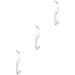 Beavorty 3st fascia knife made of stainless steel metal spatula Guasha massage device Schaber neck massager massage-plate Massage plate Tool.