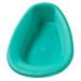 Comfort Axis Heavy-Duty Plastic Stackable Bedpan, Turquoise 1