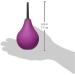 Premium Deluxe Enema Douche EZ Squeeze Bulb - Soft Nozzle Tapered Tip & Bonus C Rings | Purple/Black - International Shipping Available - Buy Online on GoSupps.com