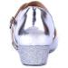 Girls Salsa Dance Shoes - Glitter Latin Tango & Ballroom Shoes for Children | Soft Soles | Size 37 EU | Silver - Buy Online on GoSupps.com