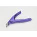 MARLAS Professional-Grade Acrylic False Nail Trimmer - Stainless Steel Cutter for Precision Nail Shaping (Purple) - Buy Online on GoSupps.com