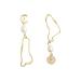Fashion Earrings Women's Earrings Romantic Cute Irregular Asymmetric Earrings Ladies Christmas Day Party Banquet Jewelry Dainty Earrings Fashion Accessories