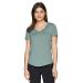 RBX Active Women's Athletic Quick Dry Space Dye Short Sleeve Yoga T-Shirt Medium Dbl Dye Sea Green