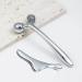 Metal Anti Wrinkle Eye Massage Roller Stick Makeup Eye Cream Applicator gua sha Massage spoonFace Rose Quartz 3D Massager Roller Anti Aging Slimming Jade Rose Quartz Face Massager