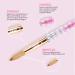 Kiara Sky Pink Crystal Acrylic Kolinsky Nail Brush (12) - High-Quality Nail Art Brush - Buy Online on GoSupps.com