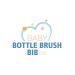 Baby Bottle Brush Bib Co. 2PK with Pacifier Teether Clip - Silicone Teether Doubles as Soother Holder - Bright Pink/Yellow Colors - Buy Online on GoSupps.com