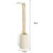 Manicare Natural Loofah Back Scrubber with Long Wooden Handle - Eco-Friendly Body Sponge for Shower, Bath, and Spa - Exfoliating, Cleansing, and Improving Circulation for Cellulite and Dry Skin - Buy Online on GoSupps.com
