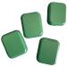 Miedeon mini travel contact lens etui with mirror 4 pieces contact lens end lenses etui simple wearingbar contact lenses etui contact lens holder contact lens end box travel set (green)