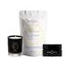 WholyMe Relief Bundle | Includes Natural Bath Soak with Arnica 200gr Relief Essential Oil Candle 180gr & Muscle Relief Balm with Hemp to aid Post Workout Recovery 50ml - Christmas Relaxation Gift Bath Salts Candle & Balm Gift Set