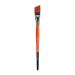 KINGART Radiant 6400-3/4 Angle Series Premium Golden Synthetic Brushes for Acrylic, Oil and Watercolor 3/4 Orange