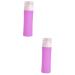 FRCOLOR Travel Shampoo Containers Silicone pot jars Shampoo Tubes container empty silicone containers Sample Jars containers cosmetic jars Disposable wash bottle travel