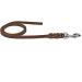 Fat leather leash leather leash for dogs 5m 7.5m 10m (7.5mx 15mm brown chrome) 7.5mx 15mm brown chrome hook