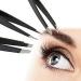 ProMax Care 4-piece Stainless Steel Eyebrow Tweezers Set - Slant Tip and Pointed Precision Tweezer Set for Facial Hair, Splinters, Blackheads, and Ingrown Hairs - Buy Online on GoSupps.com
