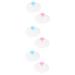 CLISPEED 6 Pcs Shampoo Brush Tools For Children Hair Frosted Polyethylene Miss Comb