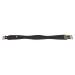 Kerbl saddle girth PU curved black length 120 cm