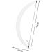 kawehiop Eyebrow Ruler Tool Cosmetic Fittings Positioning Tools Ladies Eye Brow Drawing Stencil Measurement Makeup Fitting - Buy Online on GoSupps.com